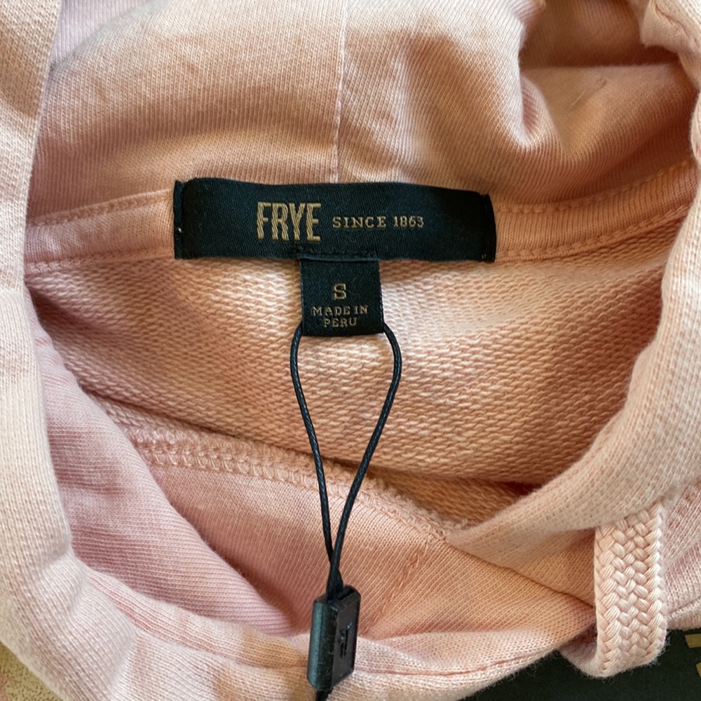 Frye black hoodie with circle logo, brand new! Super soft fabric☺️ - Picture 5 of 8